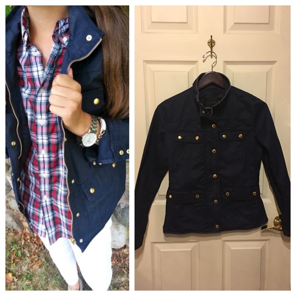 J. Crew Jackets & Coats J Crew Retail Navy Downtown Field Jacket